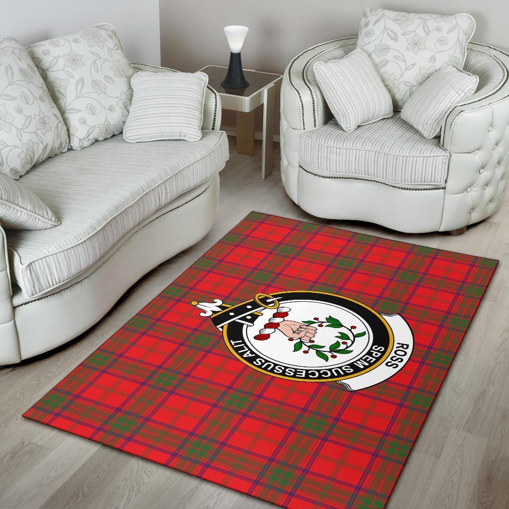 Ross Tartan Crest Area Rug