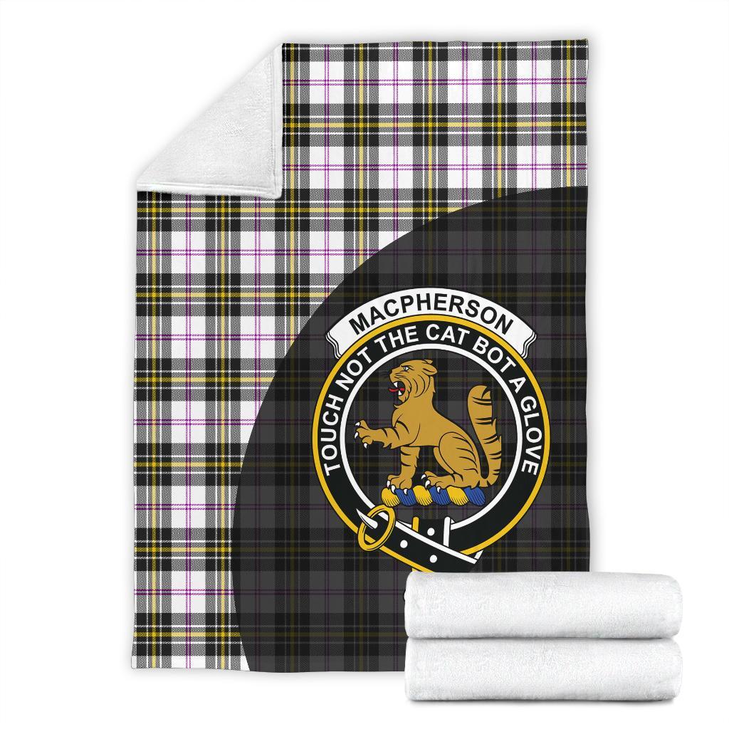 MacPherson Dress Modern Tartan Crest Blanket Wave Style