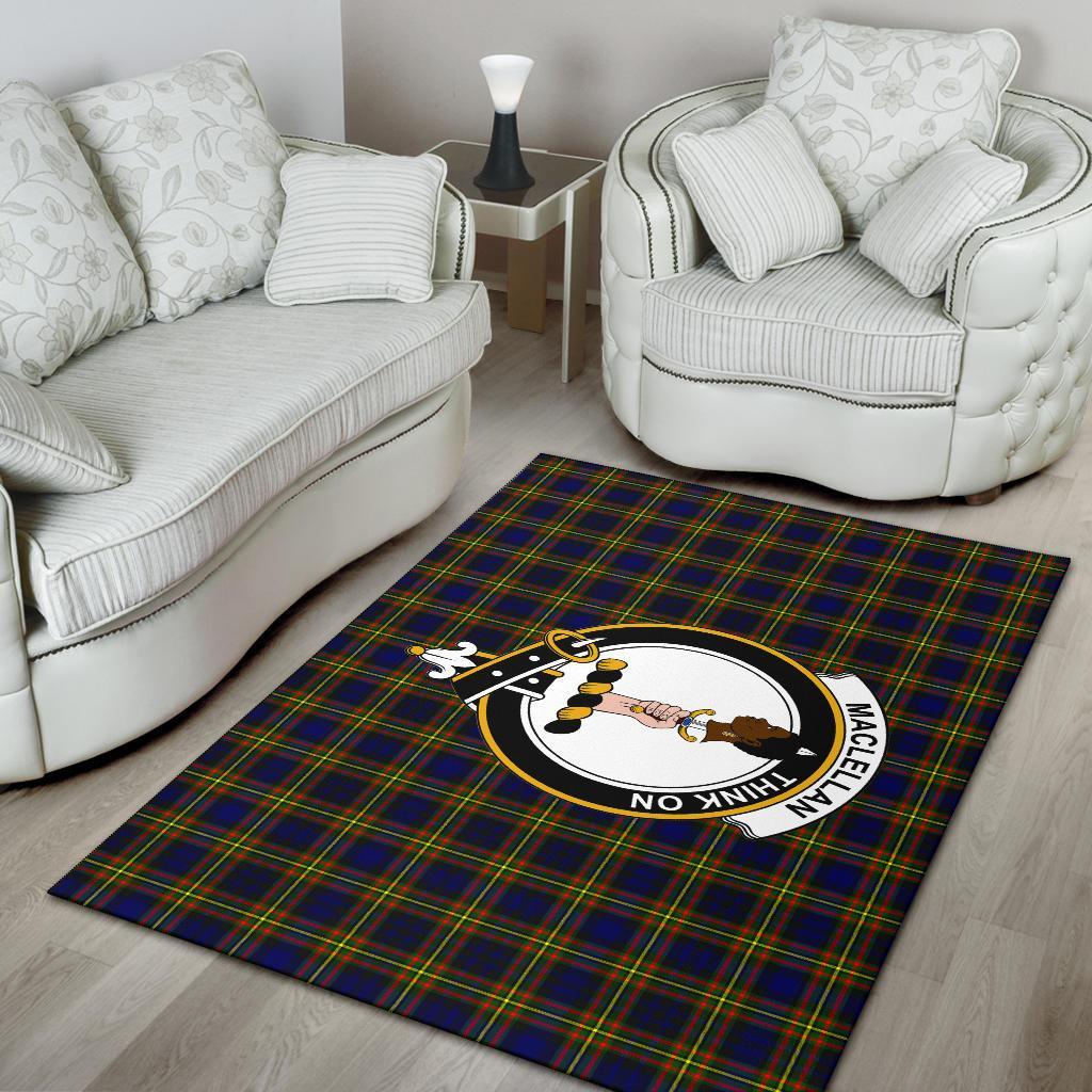 MacLellan Tartan Crest Area Rug