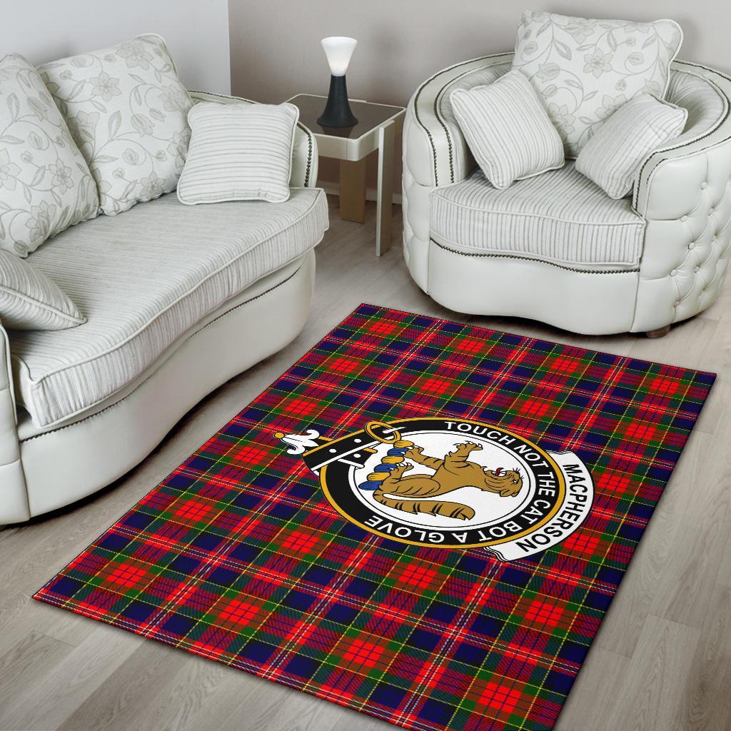 MacPherson Tartan Crest Area Rug