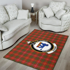 Bruce Tartan Crest Area Rug