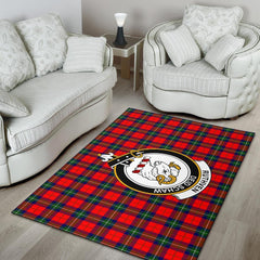 Ruthven Tartan Crest Area Rug