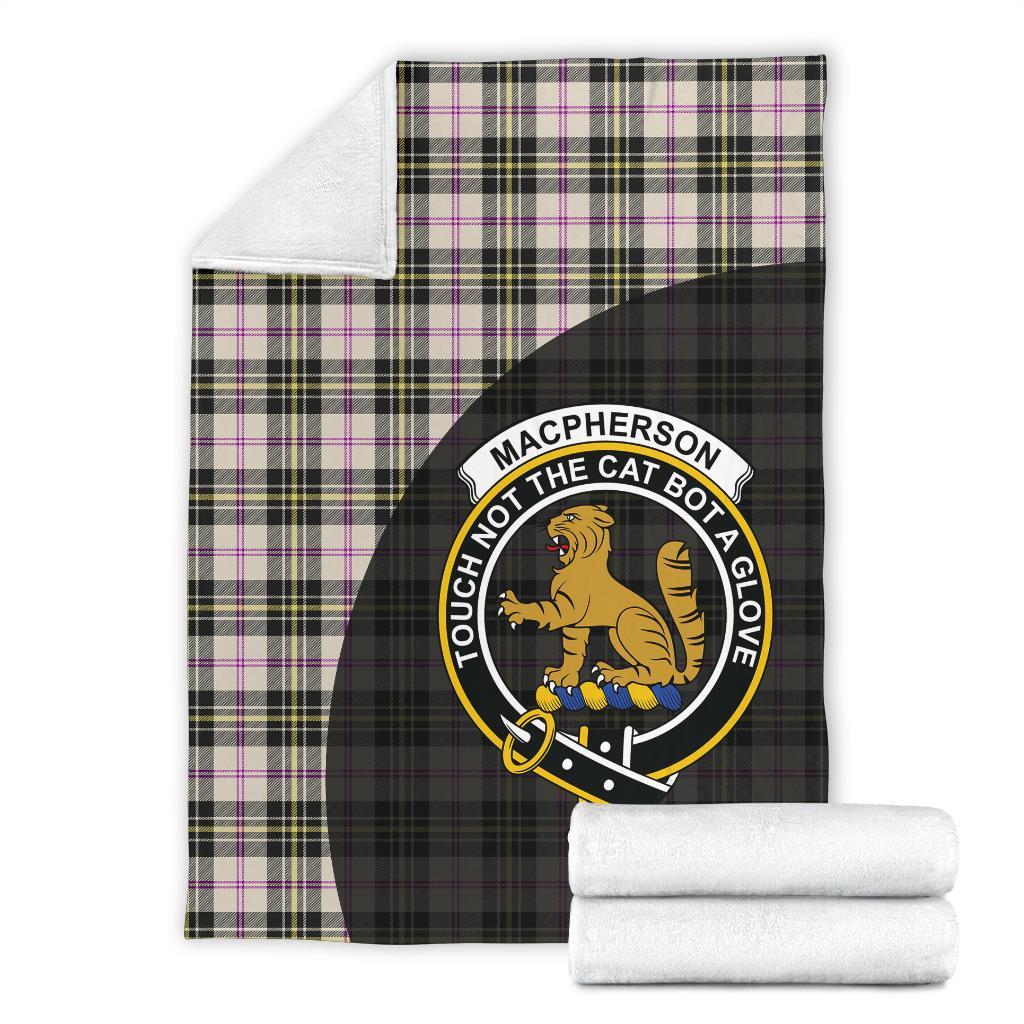 MacPherson Dress Ancient Tartan Crest Blanket Wave Style