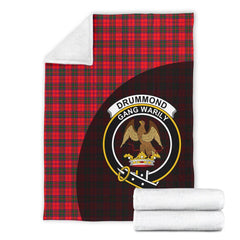 Drummond Modern Tartan Crest Blanket Wave Style