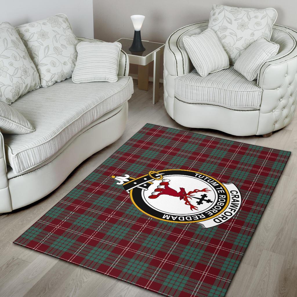 Crawford Tartan Crest Area Rug