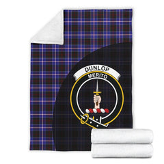 Dunlop Modern Tartan Crest Blanket Wave Style