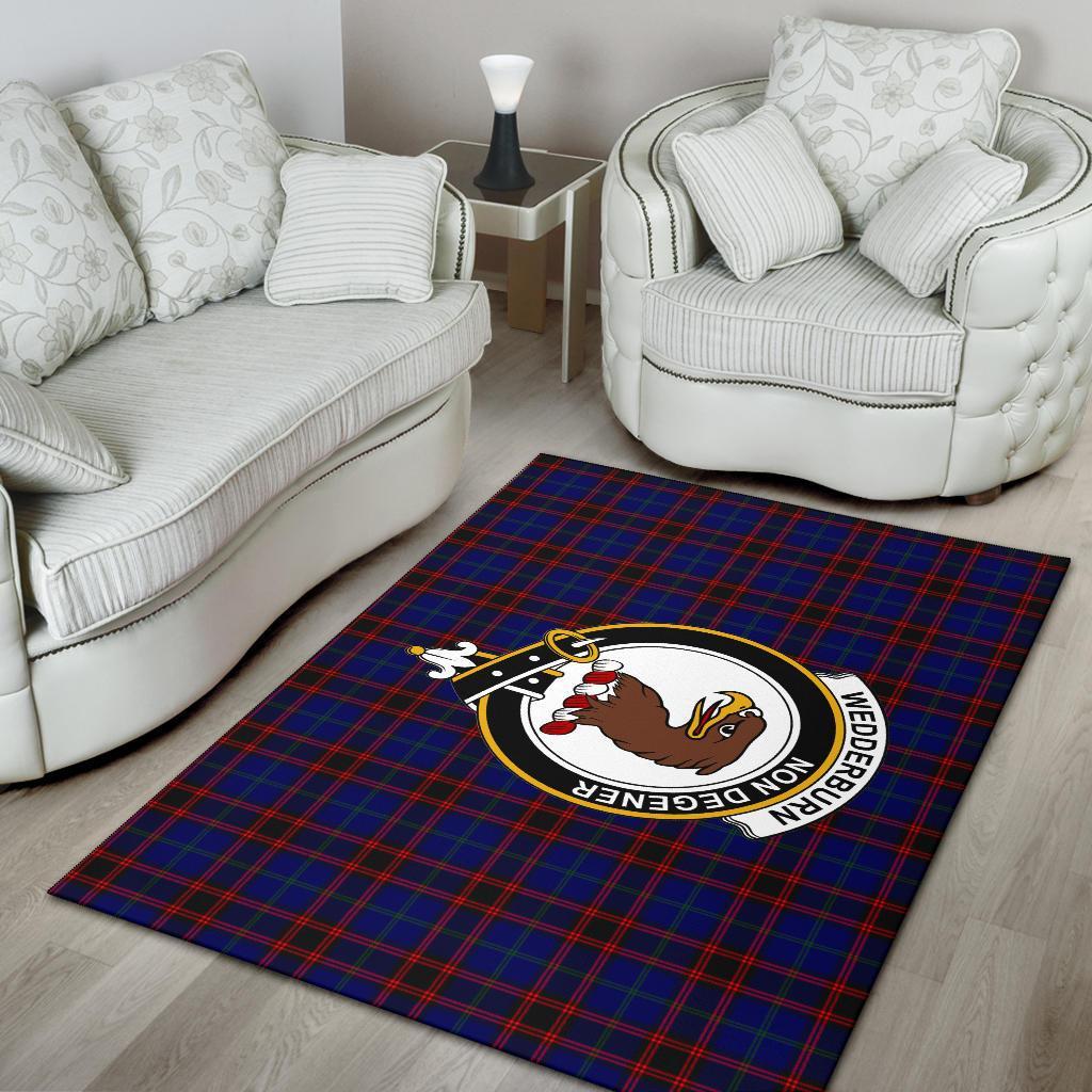 Wedderburn Tartan Crest Area Rug