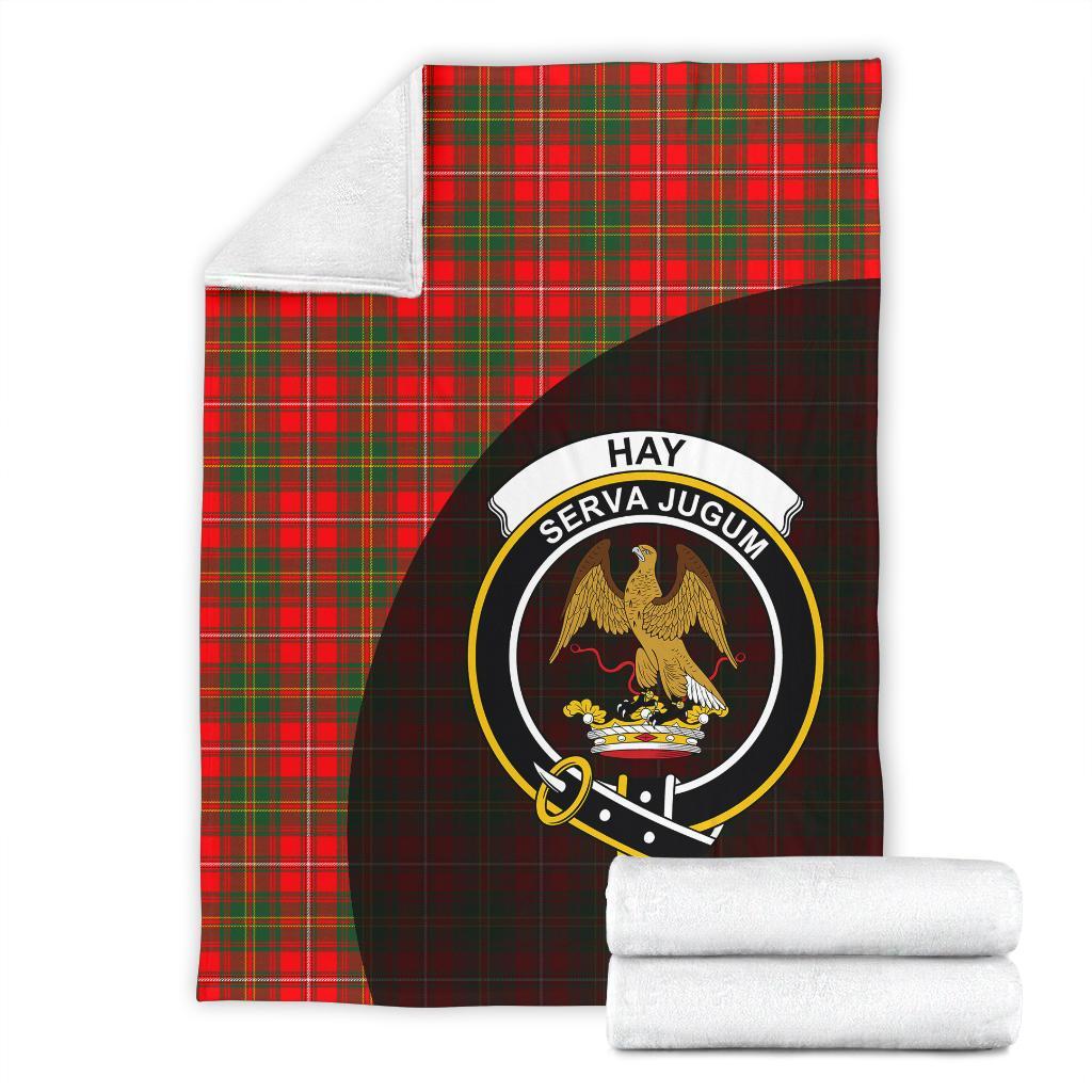 Hay Modern Tartan Crest Blanket Wave Style