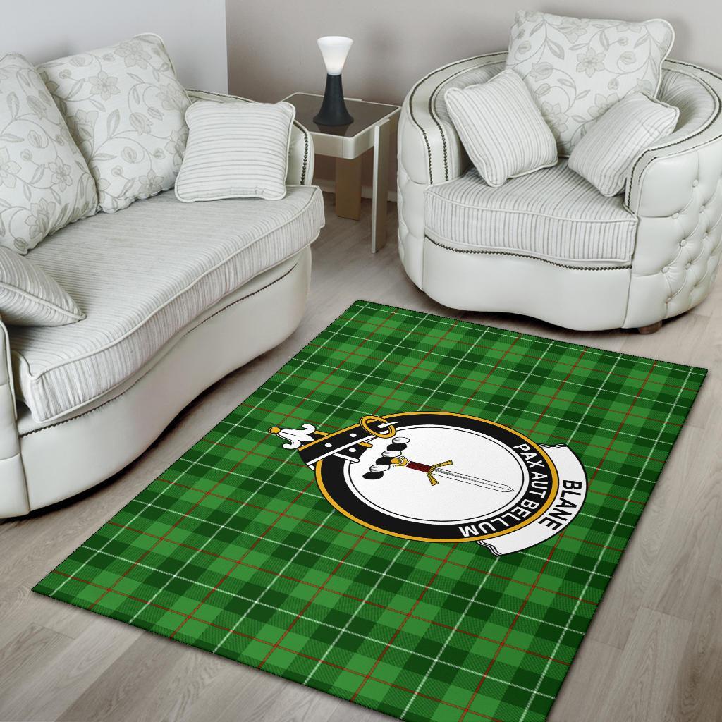 Blane Tartan Crest Area Rug