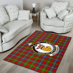 Forrester Tartan Crest Area Rug