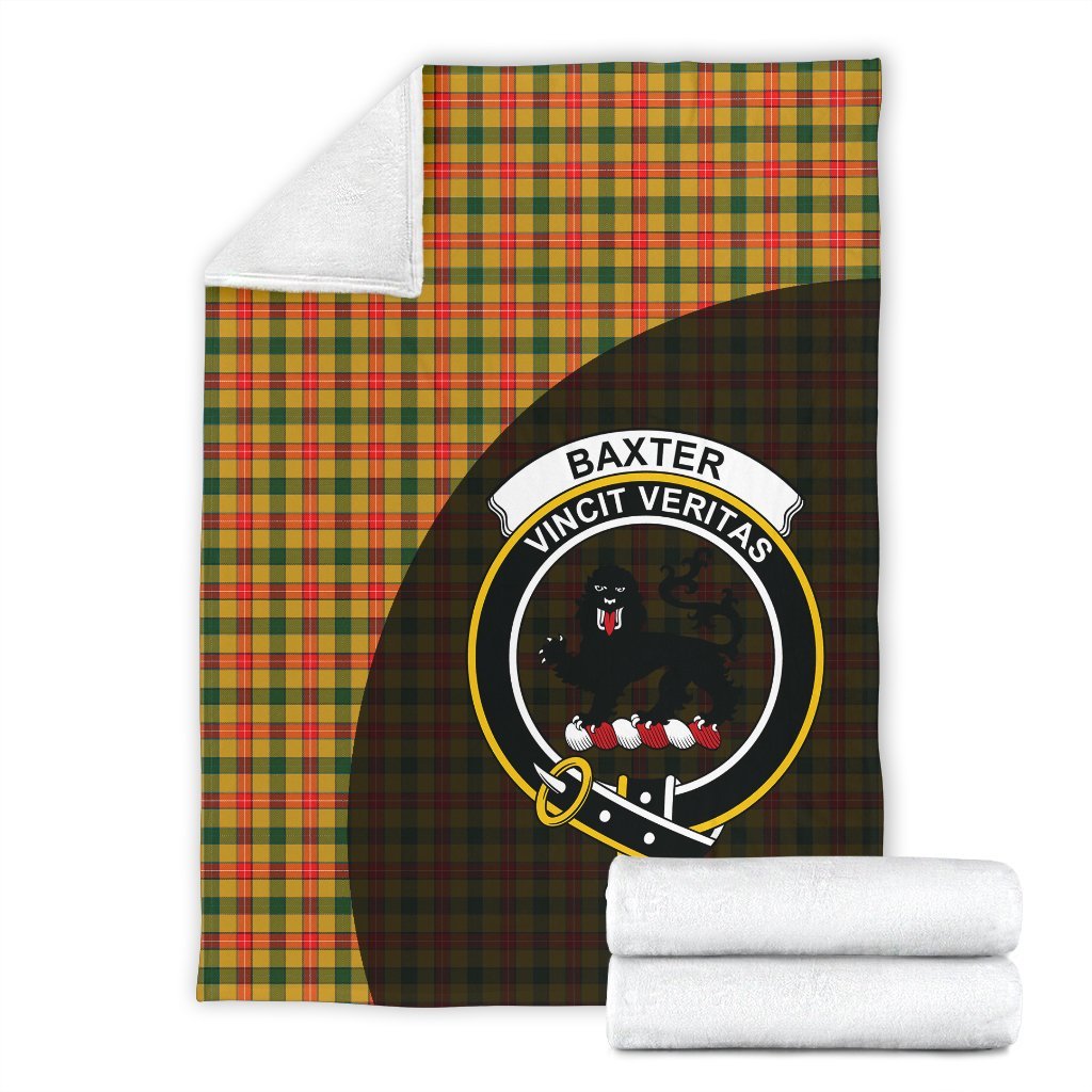 Baxter Tartan Crest Blanket Wave Style