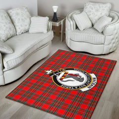 Macbain Tartan Crest Area Rug