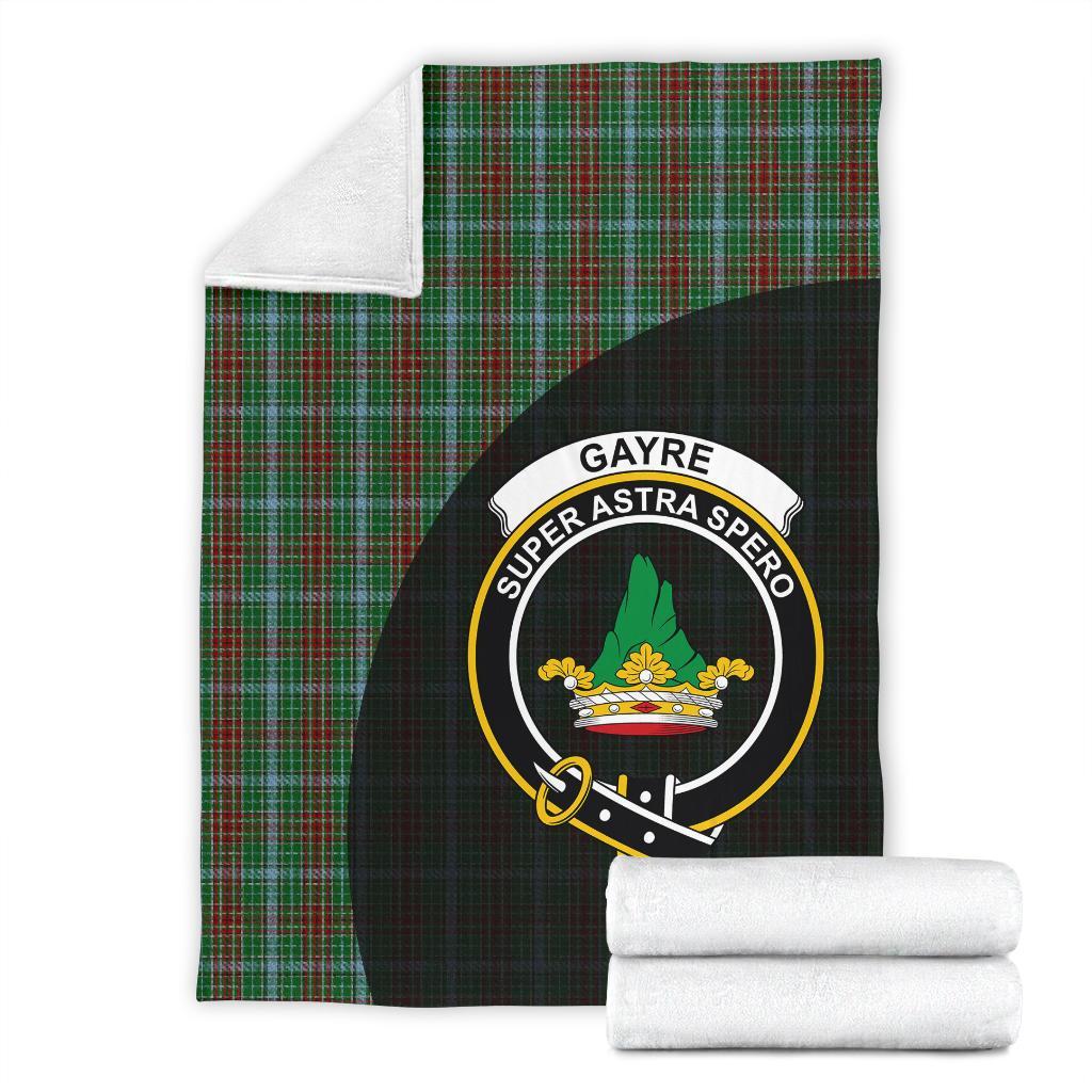 Gayre Tartan Crest Blanket Wave Style