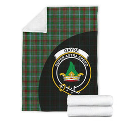 Gayre Tartan Crest Blanket Wave Style