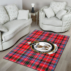 Straiton Tartan Crest Area Rug