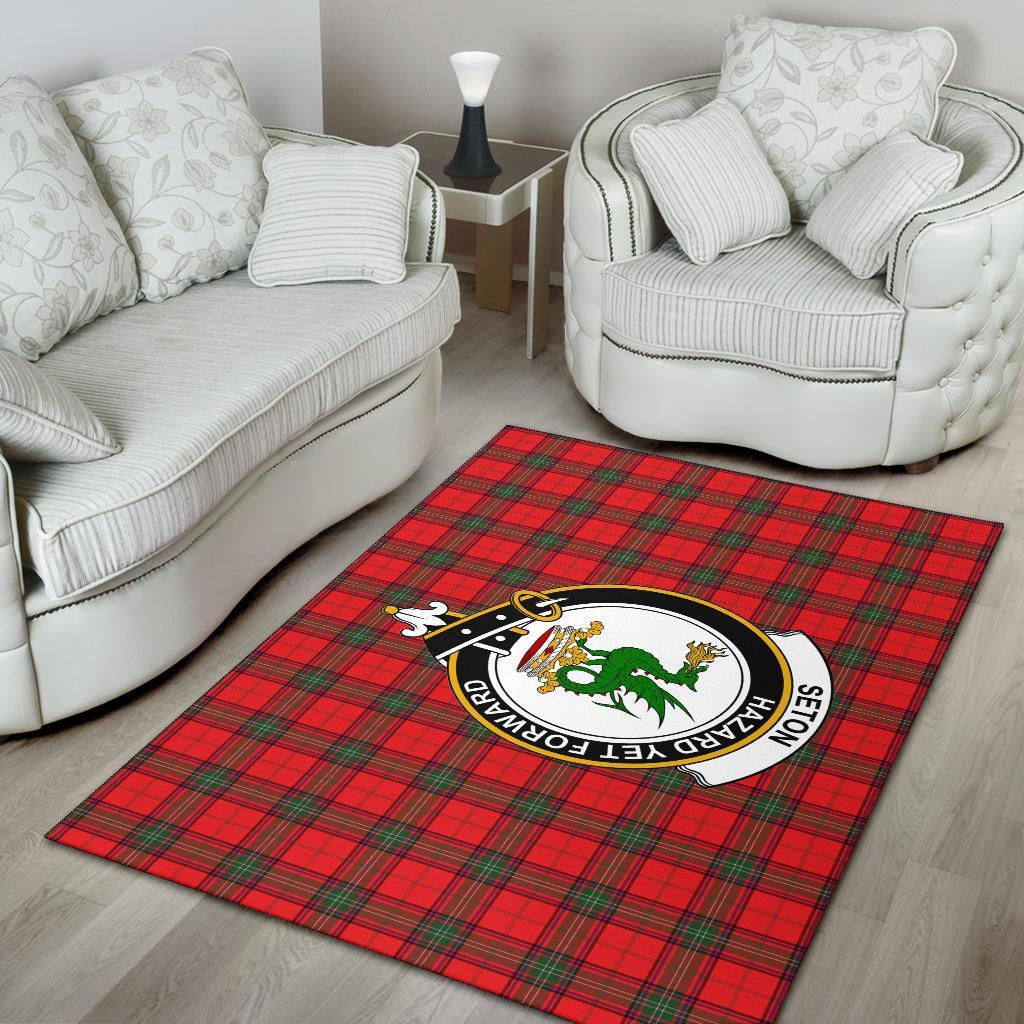 Seton Tartan Crest Area Rug