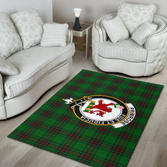 Primrose Tartan Crest Area Rug