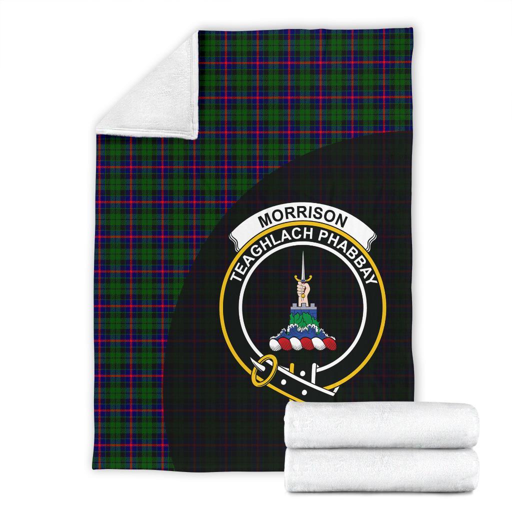 Morrison Modern Tartan Crest Blanket Wave Style