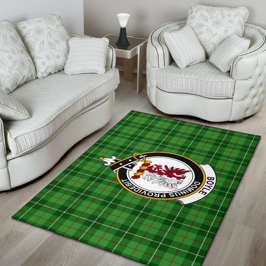 Boyle Tartan Crest Area Rug