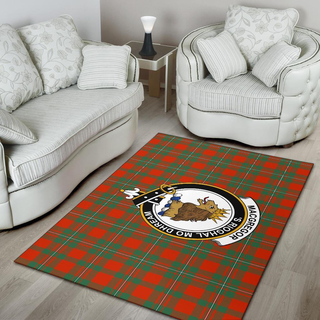 Macgregor Tartan Crest Area Rug