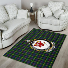 Farquharson Tartan Crest Area Rug