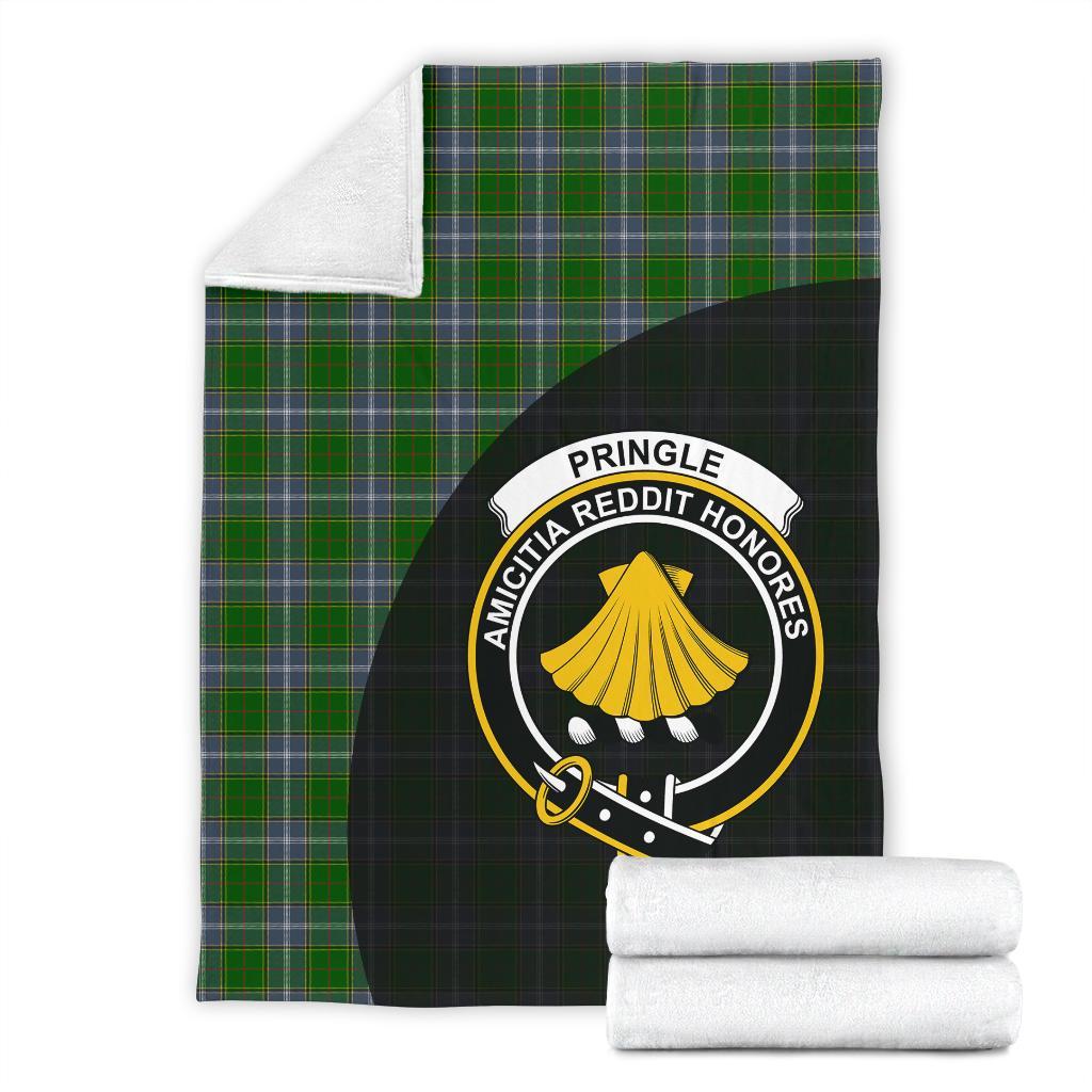 Pringle Tartan Crest Blanket Wave Style