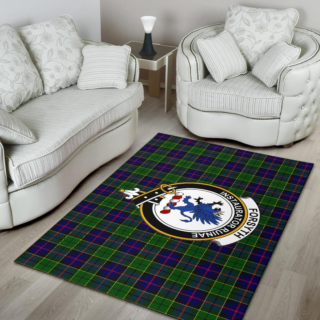 Forsyth Tartan Crest Area Rug