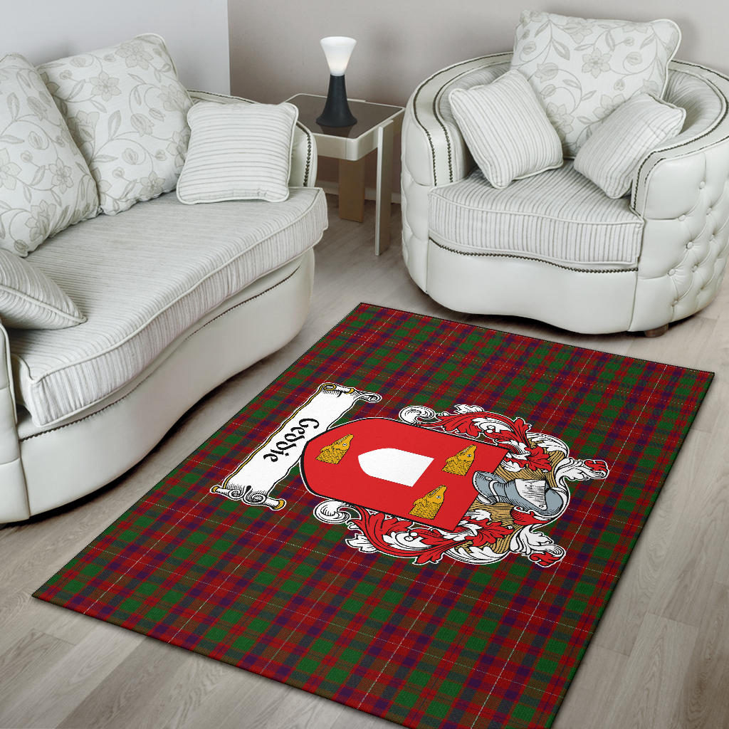 Geddie Tartan Crest Area Rug