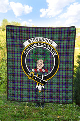 Stevenson Tartan Crest Quilt - SP