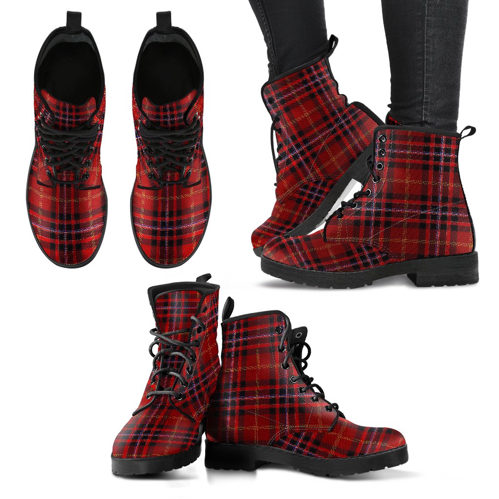 Brim - DeForest of Balvaird Castle Tartan Leather Boots