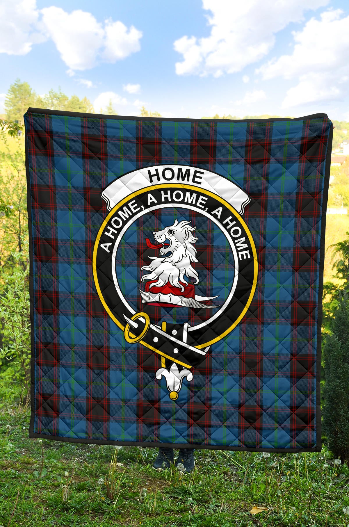 Home Clans Originaux Tartan Crest Quilt - SP