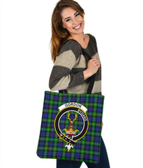 Gordon Modern Tartan Crest Tote Bag - SP