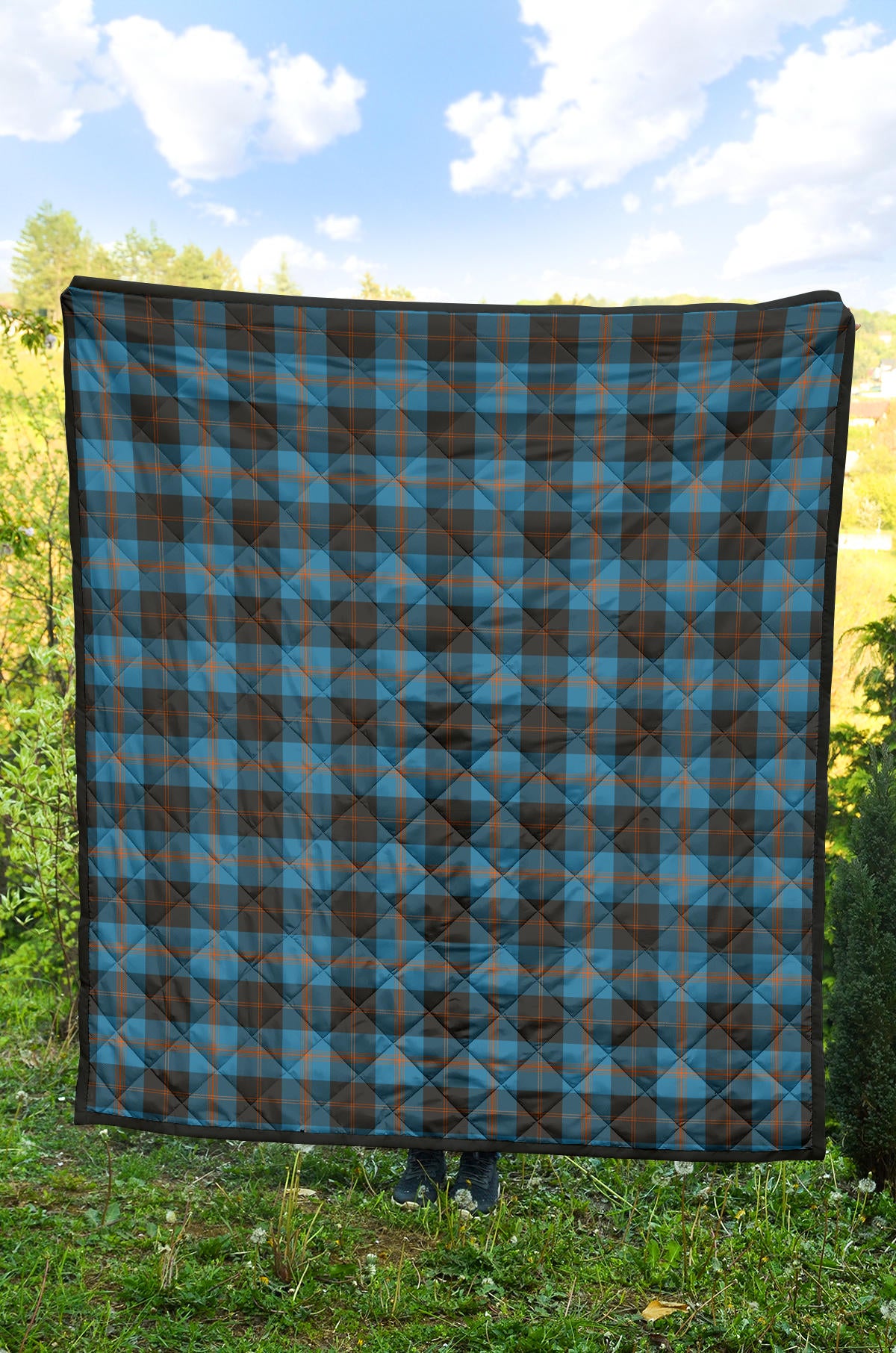 Angus Ancient Family Tartan Quilt - SP