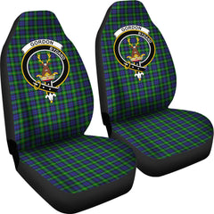 Gordon Modern Tartan Crest Car Seat Cover - SP