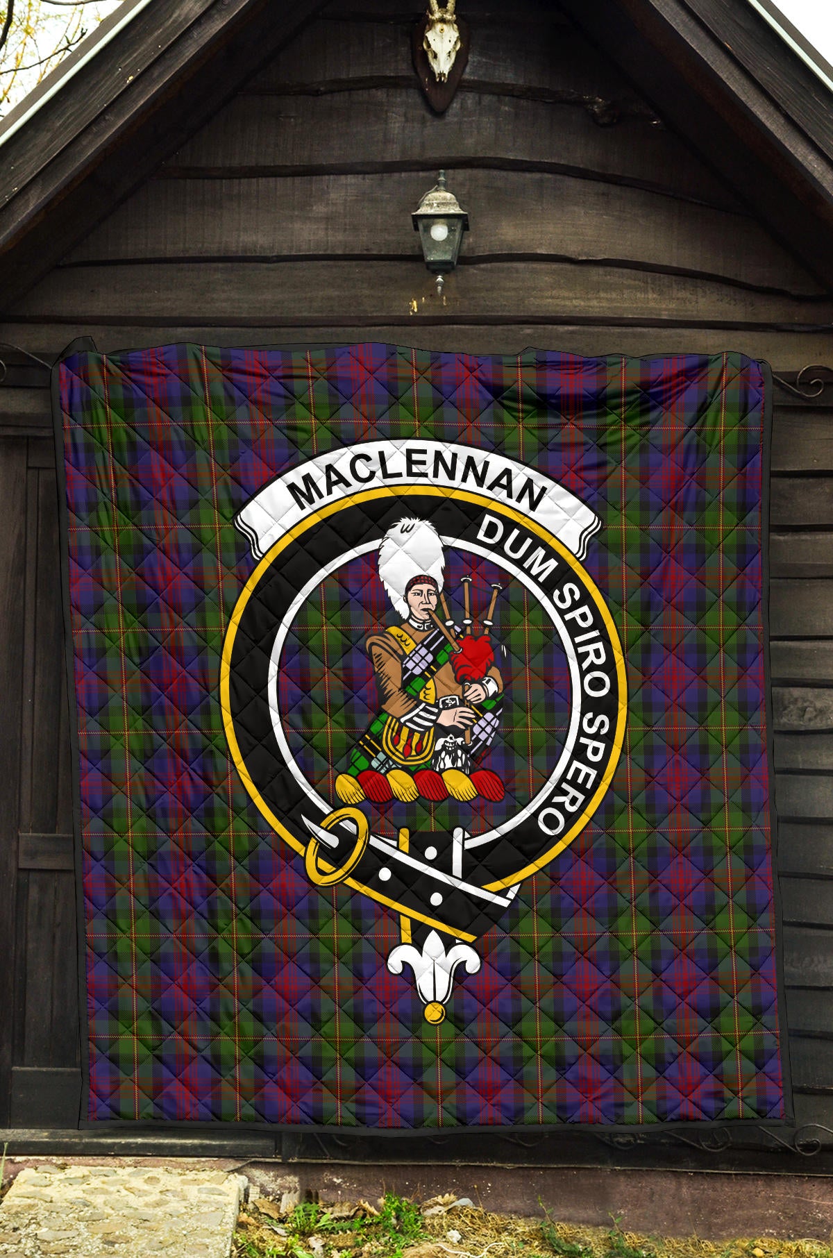 MacLennan Tartan Crest Quilt - SP