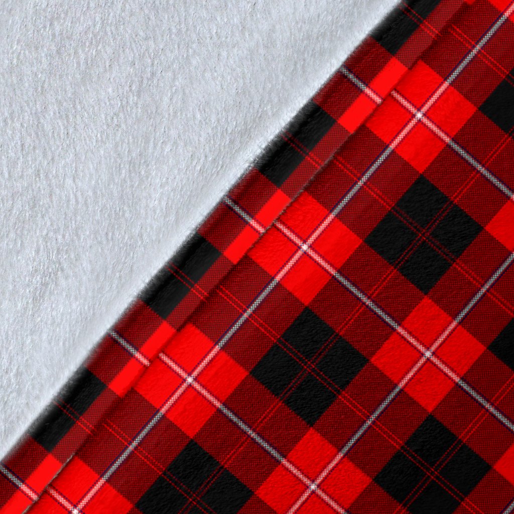 Cunningham Tartan Crest Blanket - 3 Sizes