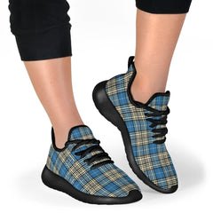 Napier Ancient Tartan Mesh Knit Sneakers