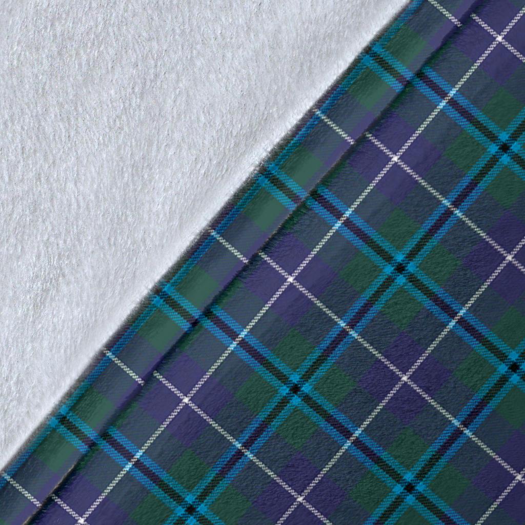 Douglas Modern Tartan Crest Blanket Wave Style