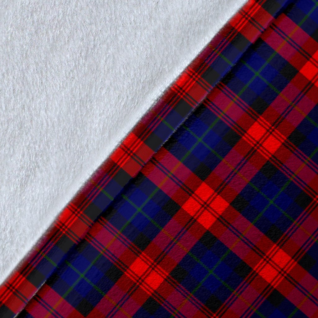 MacLachlan Family Tartan Crest Blanket - 3 Sizes