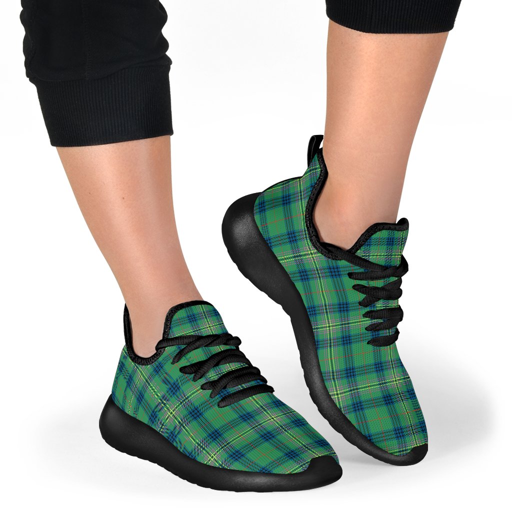 Kennedy Ancient Tartan Mesh Knit Sneakers