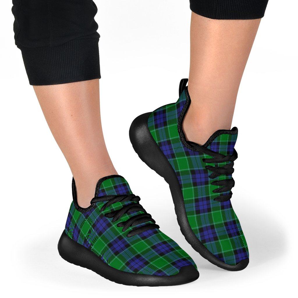 Graham of Menteith Modern Tartan Mesh Knit Sneakers