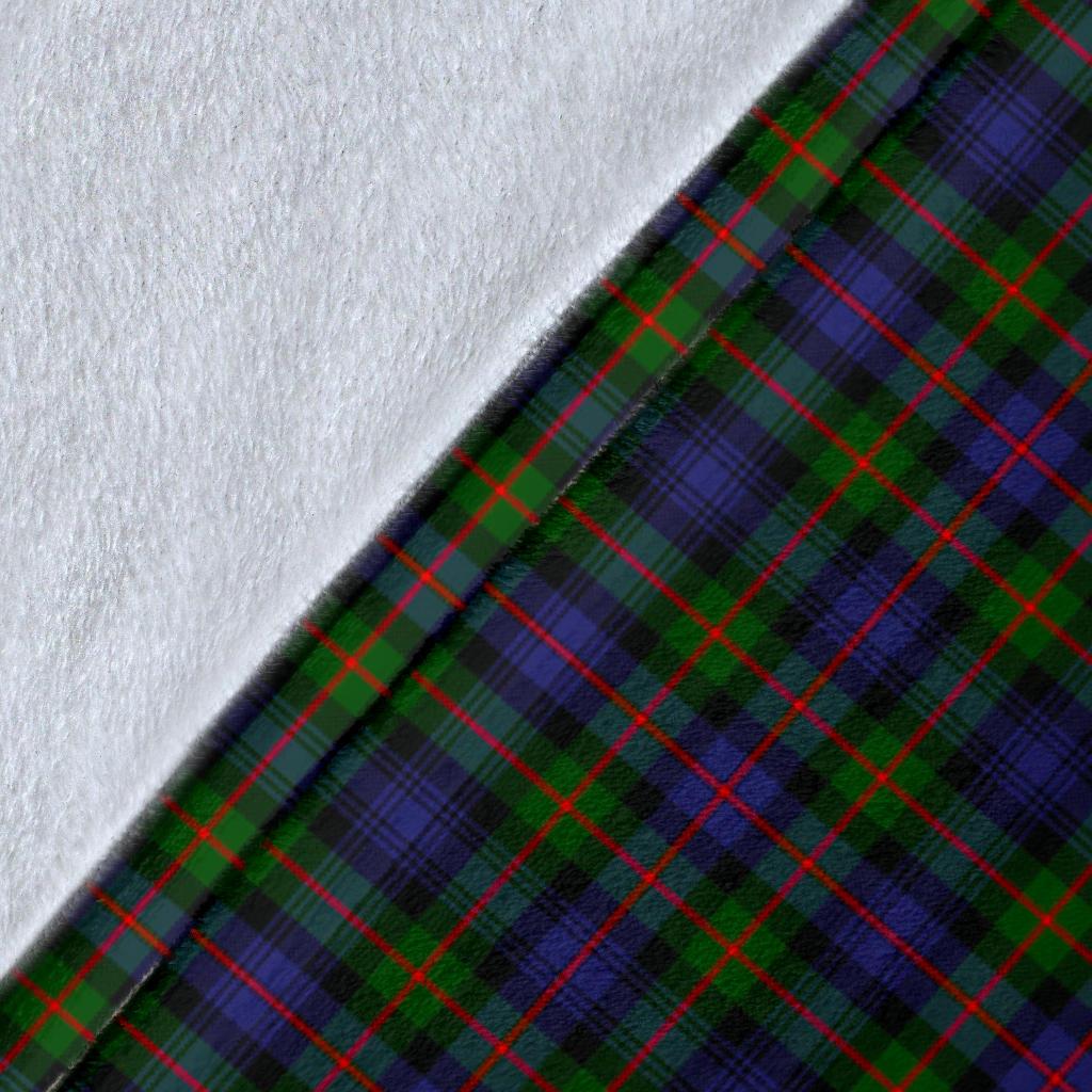 Murray of Atholl Modern Tartan Crest Blanket Wave Style