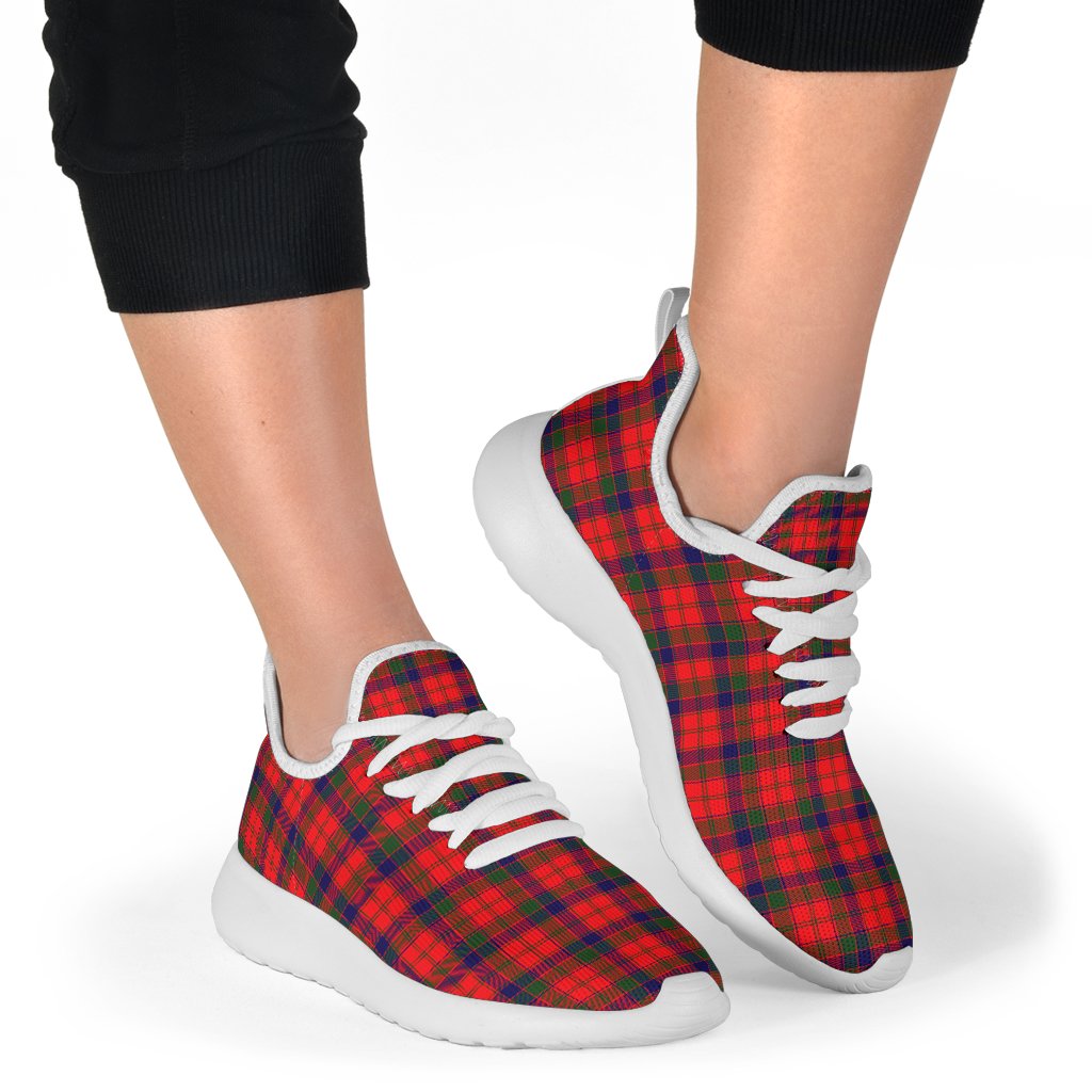 Robertson Modern Family Tartan Mesh Knit Sneakers