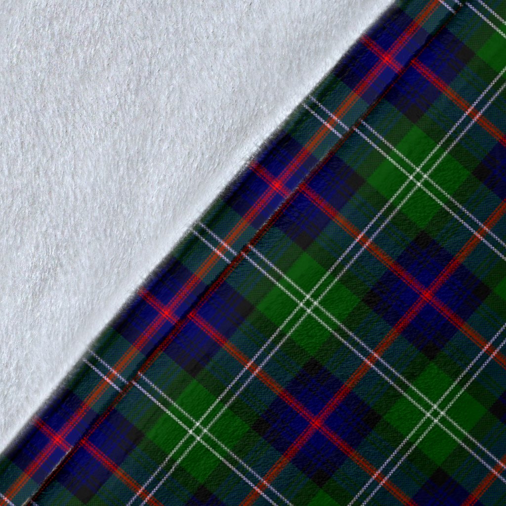 Sutherland Tartan Crest Blankets