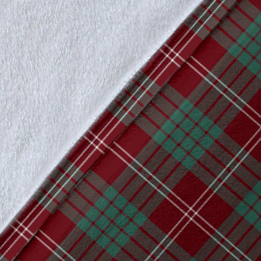 Crawford Modern Tartan Crest Blanket - 3 Sizes