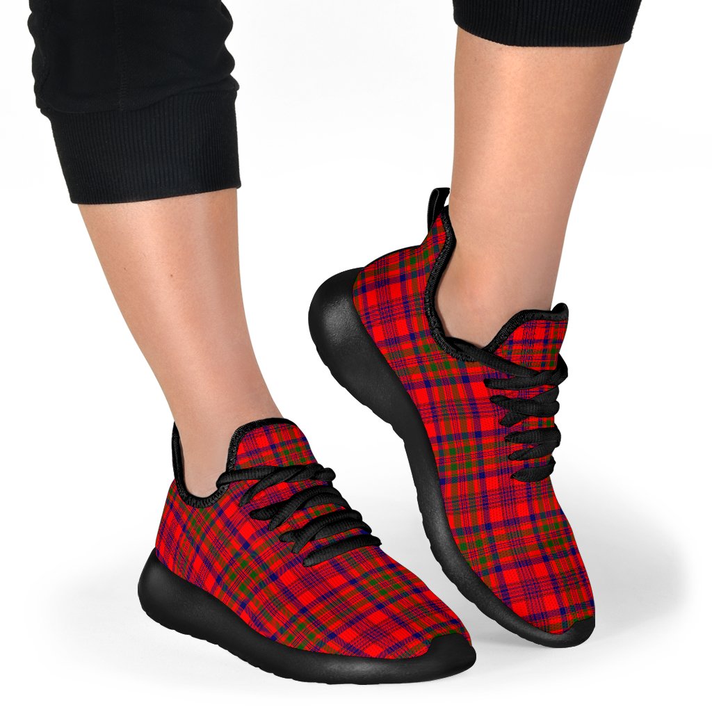 Murray of Tulloch Modern Tartan Mesh Knit Sneakers