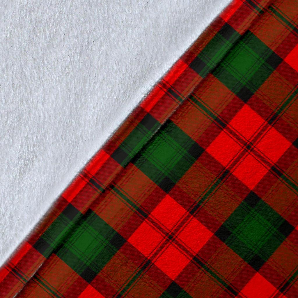 Kerr Modern Tartan Crest Blanket - 3 Sizes