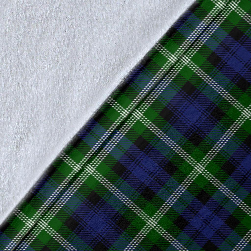 Baillie Modern Tartan Crest Blanket - 3 Sizes