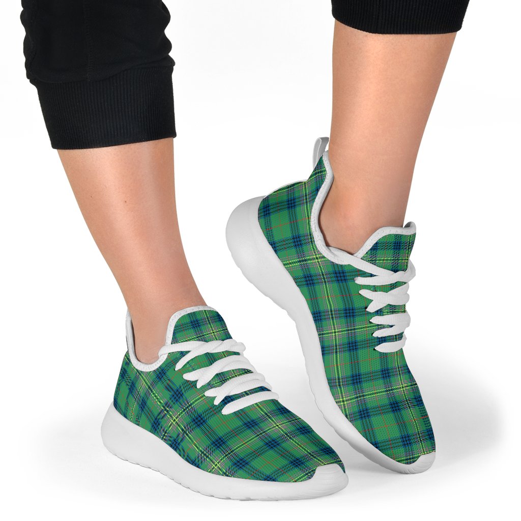 Kennedy Ancient Tartan Mesh Knit Sneakers