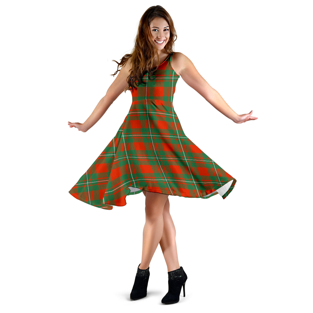 MacGregor Ancient Tartan Midi Dress - SP